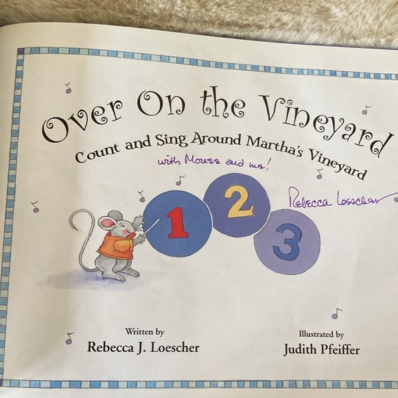 Autographed Over On The Vineyard Book & Good Night Martha’s Vineyard Book - Picture 4 of 4